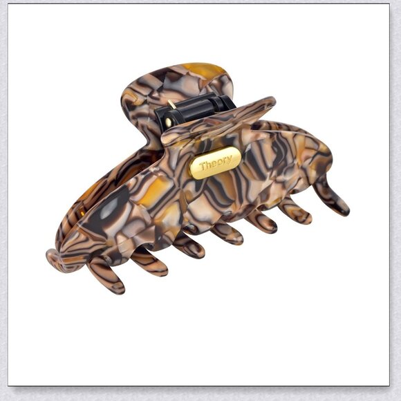 Theory Tortoise Shell Claw Clip main image 4